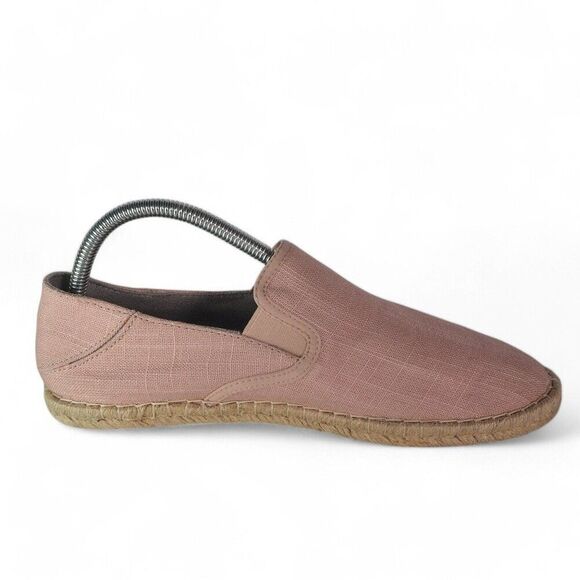 Olukai Kaula Pa'a Kapa Linen Espadrille Slip-on Loafers Rose Sea Salt Women's 9 - Picture 7 of 11